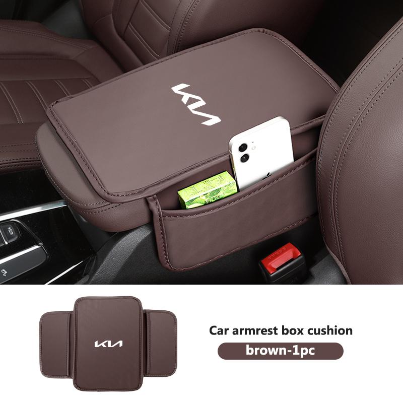 For KIA Car Armrest Box Elbow Support Seat Cushion Storage Bag Storage Accessories Cerato Soul Venga Forte Spectra Sedona Niro