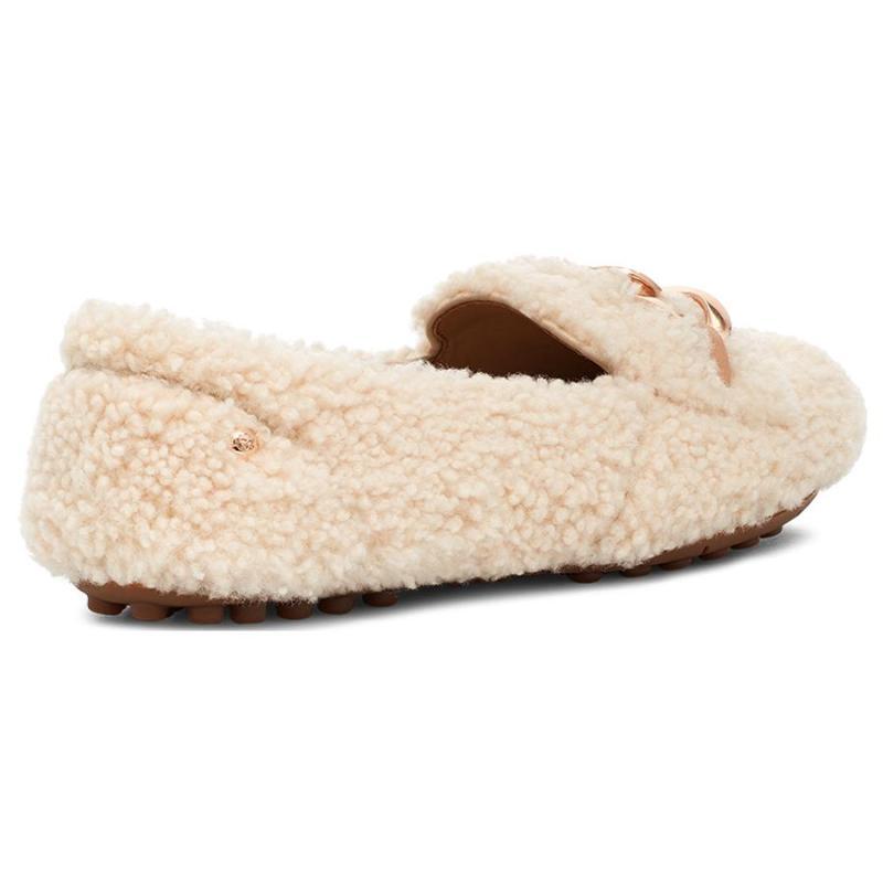 UGG SlipOn Comfortable Loafers 'Cream White' Women's Sneakers 1153515-NAT