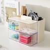 Dust-proof Stationery Storage Box Large Capacity Makeup Brush Holder Pen Container  Student