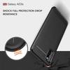 Protective Case for Samsung A03S - PROSHOP - Steel Lines Pattern - Black