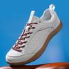 PU Leather Hiking Shoes Unisex Wide Toe Box Casual Sneakers Anti-slip Outdoor Trainers for Trekking Walking Plus Size 36-48