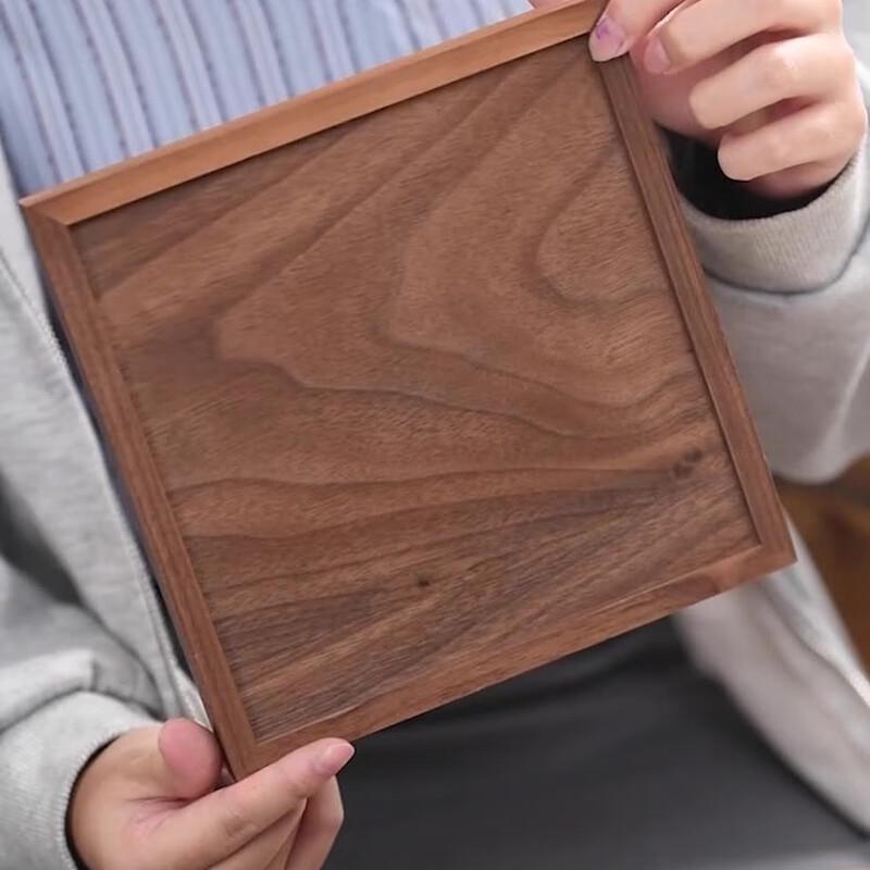 Serviertablett aus Schwarznussholz