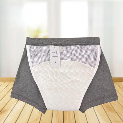 Leak Proof Underwear Men's Washable Pure Cotton Breathable Elderly Diapers Urinary Incontinence Bedridden Patient Care Pants