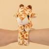 Adorable Plush Slap Bracelet Stuffed Animal Hugger Wristband Comfortable Snap Wrist Band for Kids Role Play Accessory