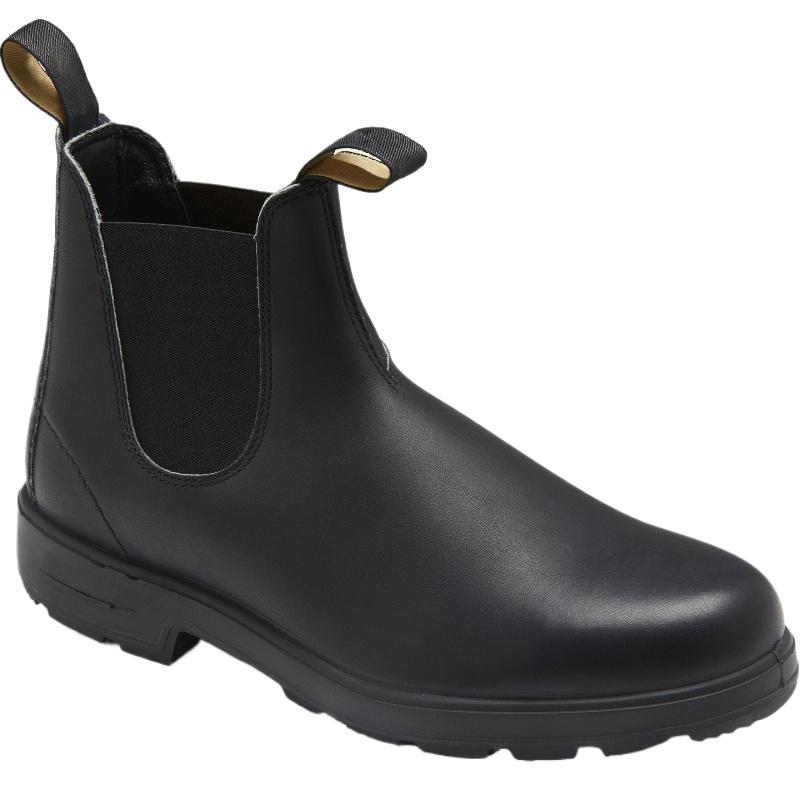 Luxury Retro Leather Shoes Men Chelsea Boots Casual Comfortable Unisex Ankle Boots British Style Men's Work Boots Big Size 35-46