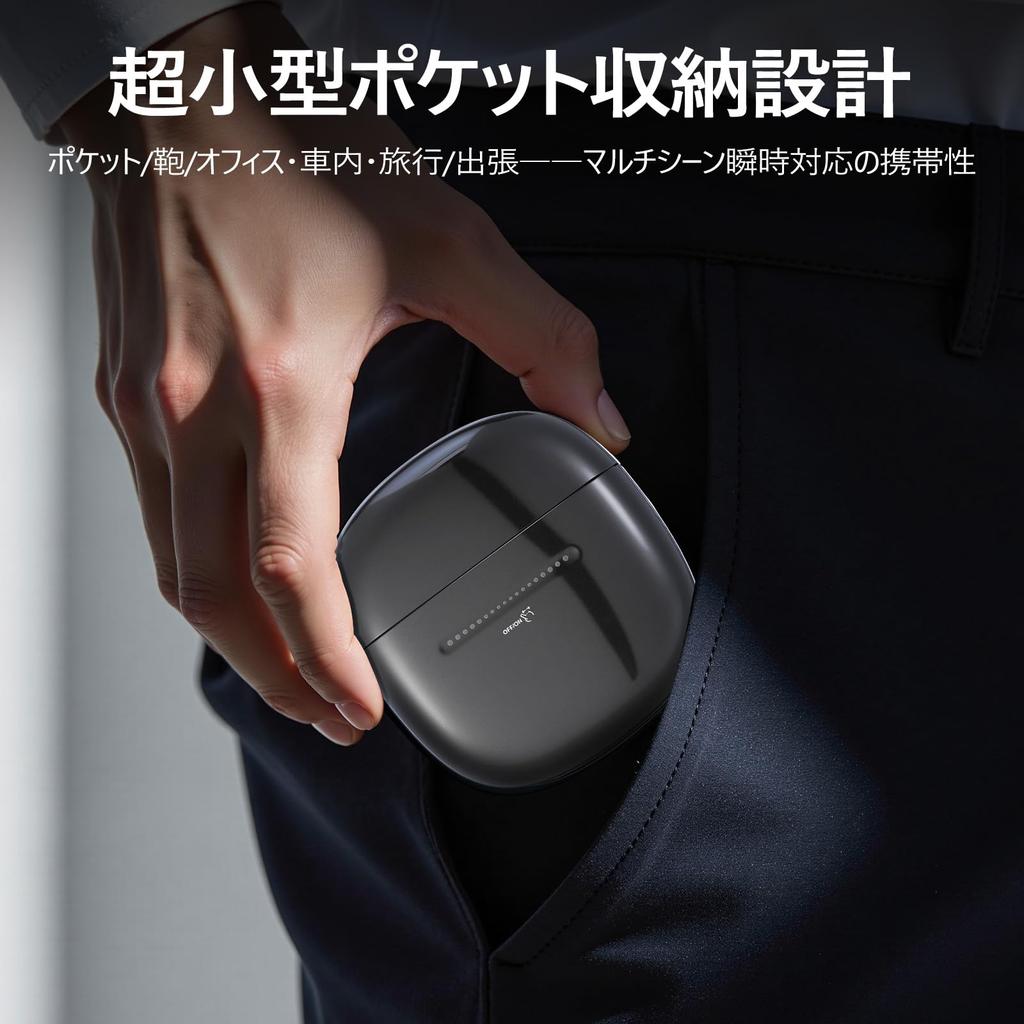 Aerzosty Electric IPX7 Slide Switch 400mAh Portable for Travel and Business and Perfect As a Gift for Men Model Men's Shaver, Ultra-Lightweight