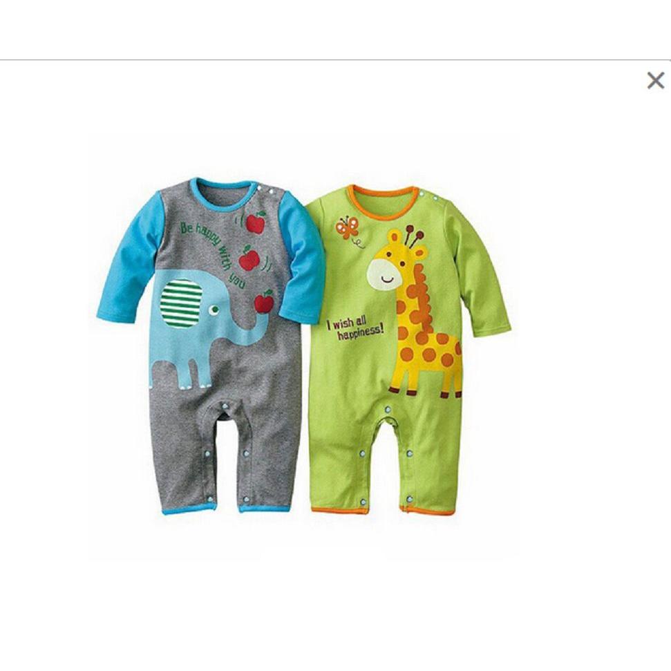 Adorable 2018 Infant Baby Girl Boys Cartoon Romper Jumpsuit Bodysuit Outfit 0-18m