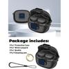 Case for JBL Tune Buds 2 Earbuds Case Cover,UHFOUWYU 360° Full Coverage Shockproof Durable Skin-Friendly Odor-Free Protective Cover with Compact