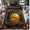 Galatasaray FC Fußballmuster Weicher Teppich rutschfest für Innenbereiche Sport Dekor Matte für Schlafzimmer