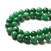 Smog Jades Chalcedony Natural Green Stone 15" Smooth Loose Spacer Beads 4681012mm For Jewelry Making Diy Bracelets Charms Accessories