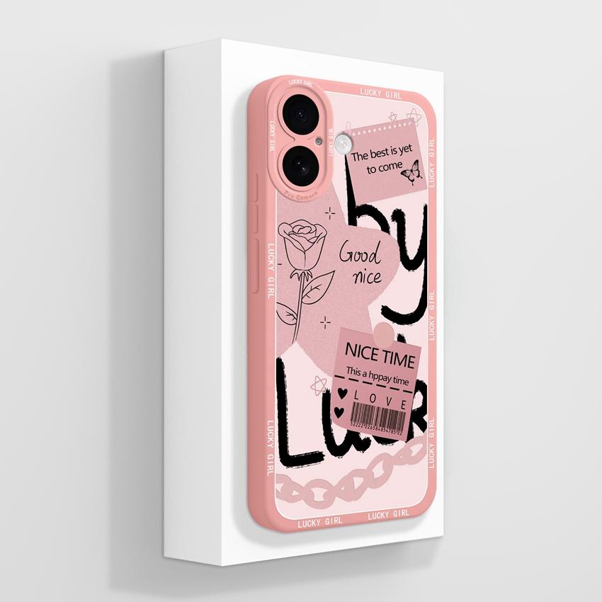 Fashion Soft Phone Cover Suitable For iPhone 17 Pro Max 17Air Shockproof Case Anime Panda Pattern Liquid Silicone High Quality Shell For iPhone Casing