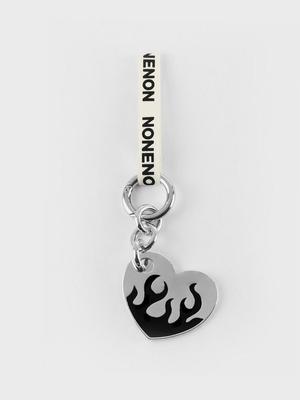 NONENON FLAME LOVE KEYRING(BLACK)_S