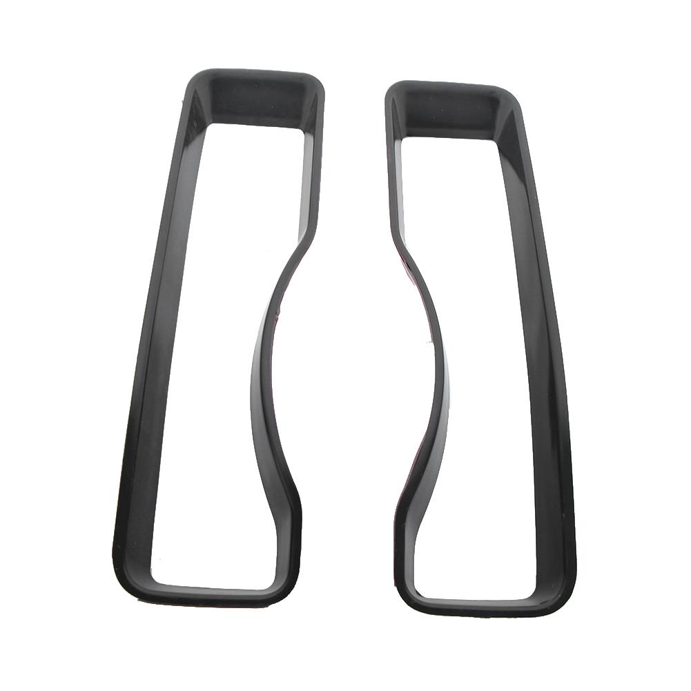 Headlight Cover Front Grille Inserts Trim Fit for Jeep Wrangler JL 20182019