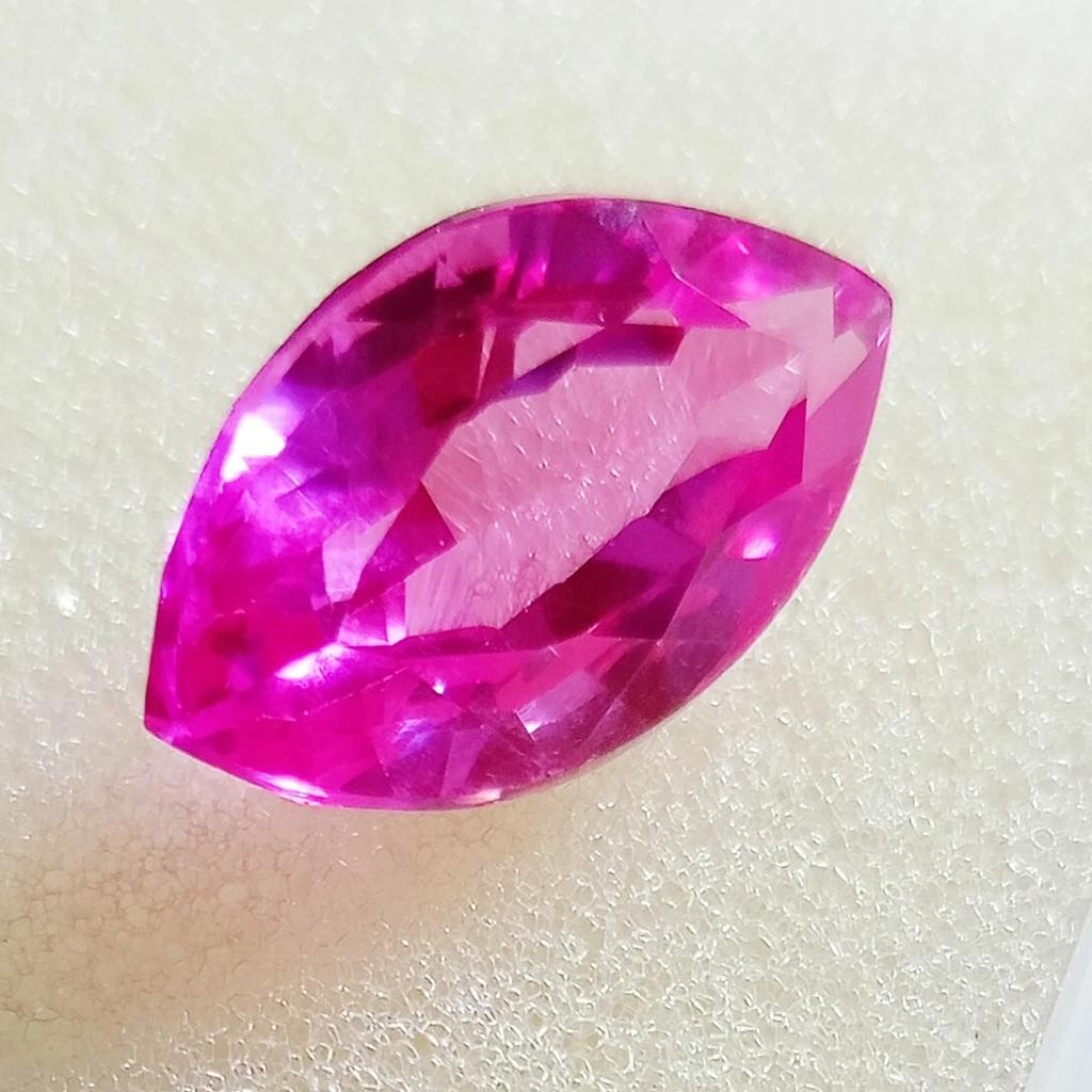 Natural Pink Sapphire Marquise Cut 10.90 Ct Rare Certified Loose Gemstone