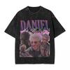 Customization Daniel Molloy Interview With The Vampire Washed T-Shirt Men Casual T Shirts Summer O Neck Hip Hop Tee Shirt Loose