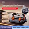 Folding Car Phone Holder with Anti-Shake Feature and Temporary Parking Number Plate