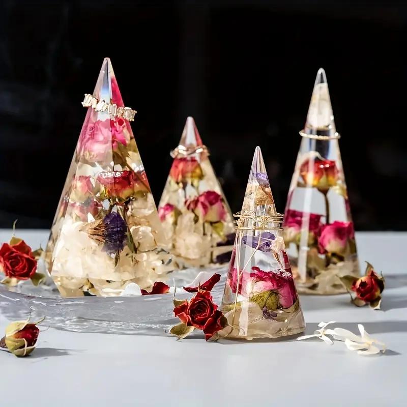 Kegel Ringhalter Silikonform Schmuckständer Kerzenform Epoxidharzform DIY Handgemachte Bastelarbeiten Dekoration Gießwerkzeug