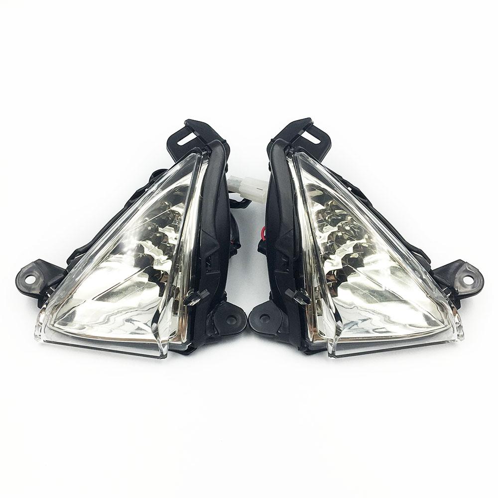 

Motorcycle Front Turn Signal Indicators For Kawasaki ZX10R 2006-2007 ZX6R 2005-2011 Z1000 2007-2012 2008 2009 2010 2011 чистий