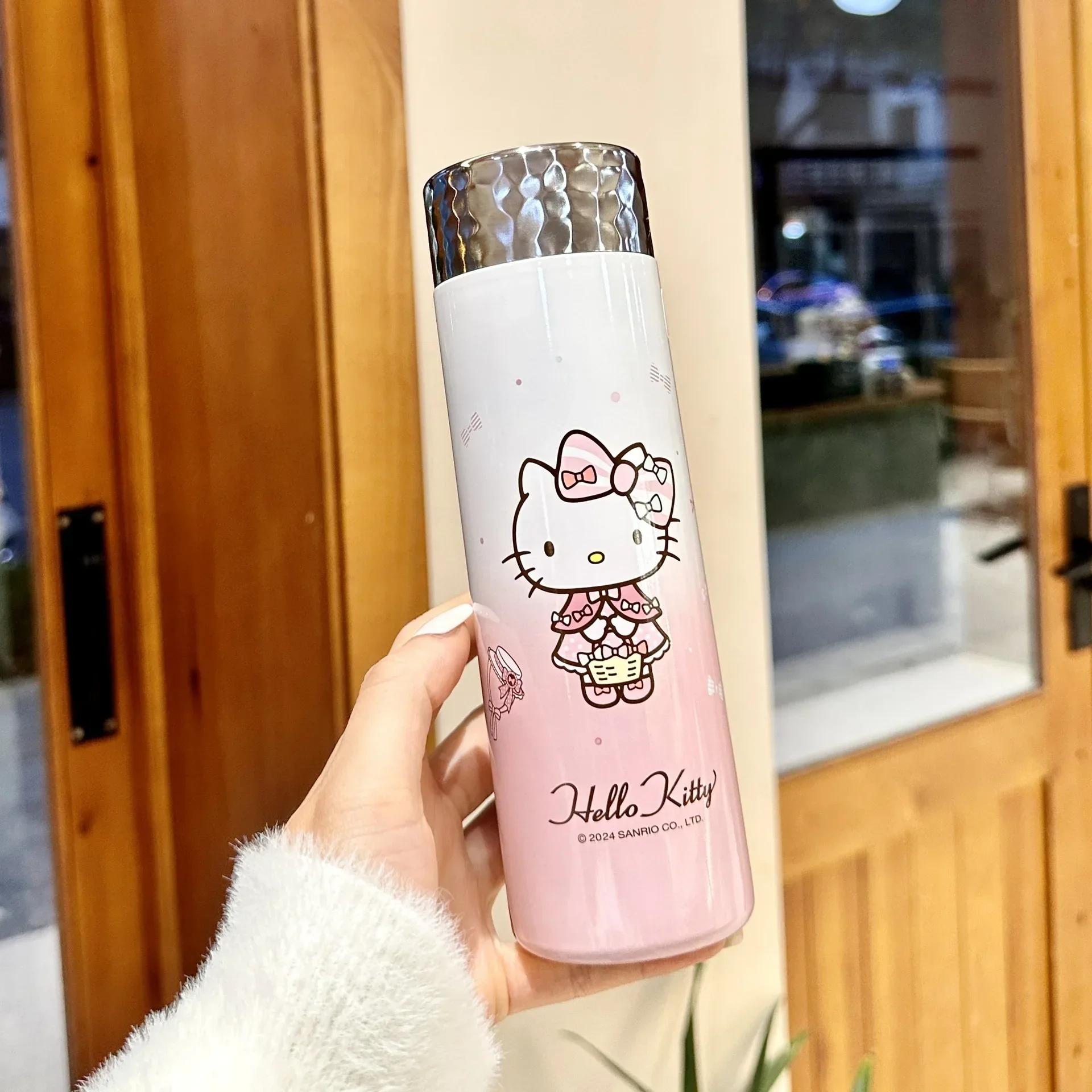 

Sanrio Kuromi Children s Boy Girl Pupil Go To School Vacuum Flask Stainless Steel Water Bottle with Direct Drinking Thermos Cup 320ML