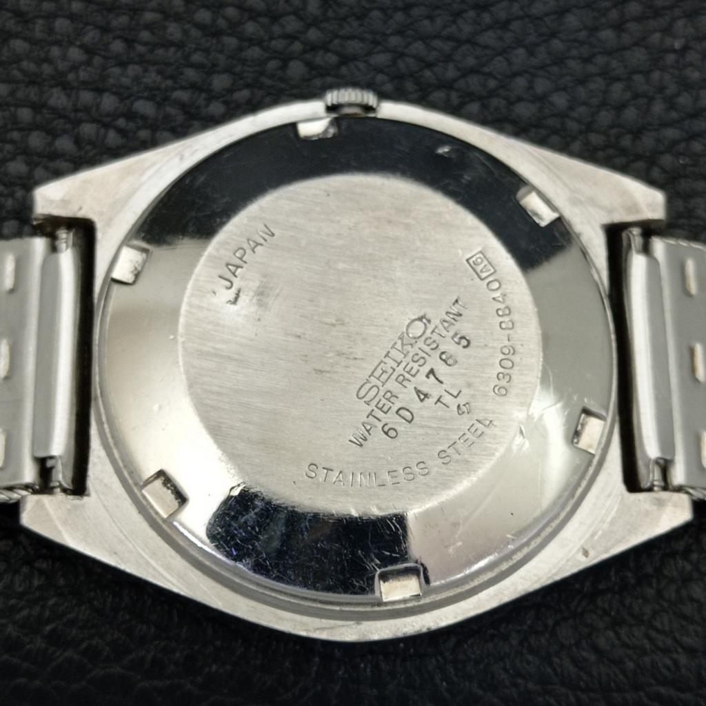 AUTOMATIC VINTAGE SEIKO 5 JAPAN 6349A MENS BLUE COLOR DIAL WATCH A701326-5