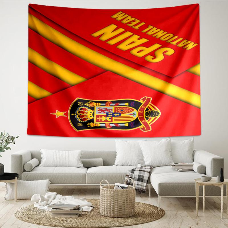 Spain National Football Team Tapestry Hanging for Bedroom,Livingroom, Playroom,Decor Art Room Wall Tapestry Holiday and Birthday Gifts