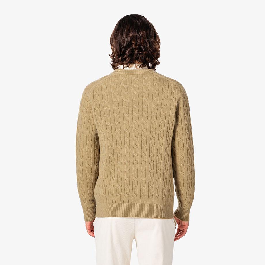 Lacoste Men's Cable Crew Neck Pullover AH816E-55NTUY