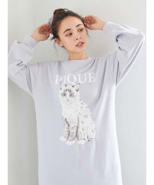 gelato pique CAT JQD Dress PWNO244067 BLU Women's