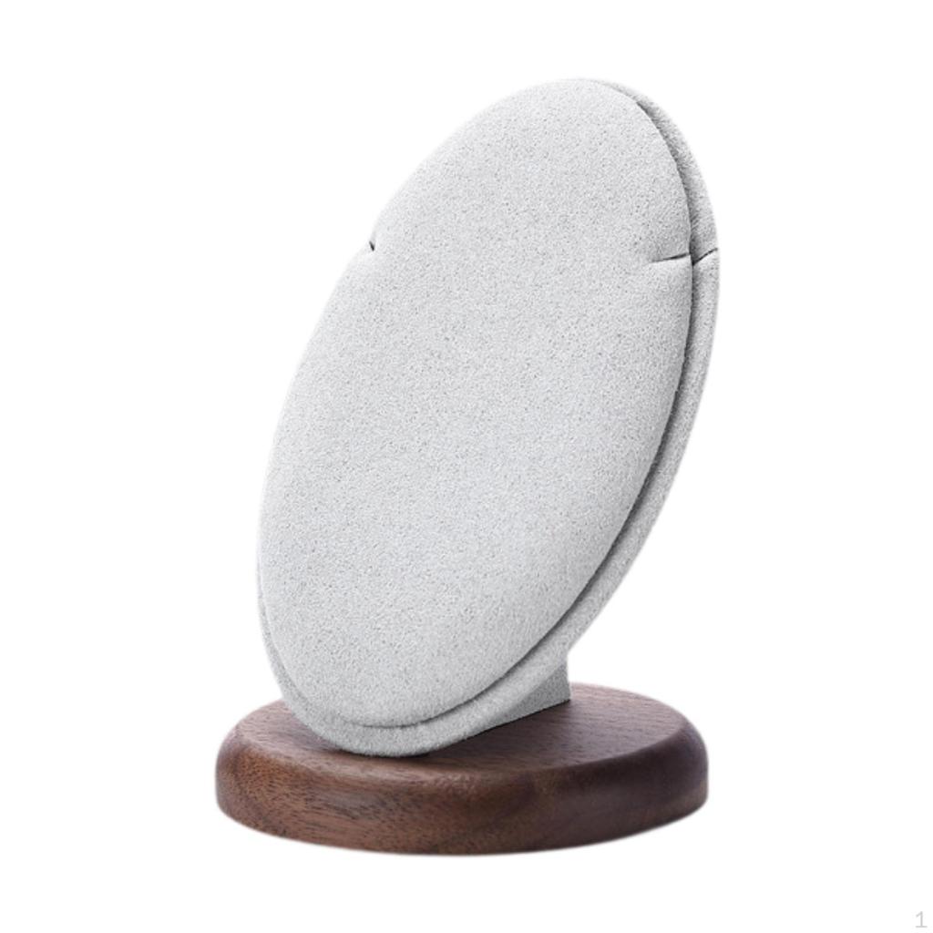 Schmuck- und Ketten-Präsentationsständer mit Holzsockel für Ketten-Messen