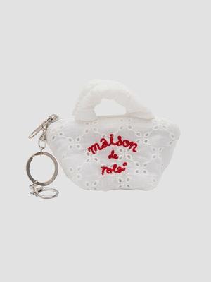ROLAROLA MAISON DE ROLA MinI Bag Keyring WHITE