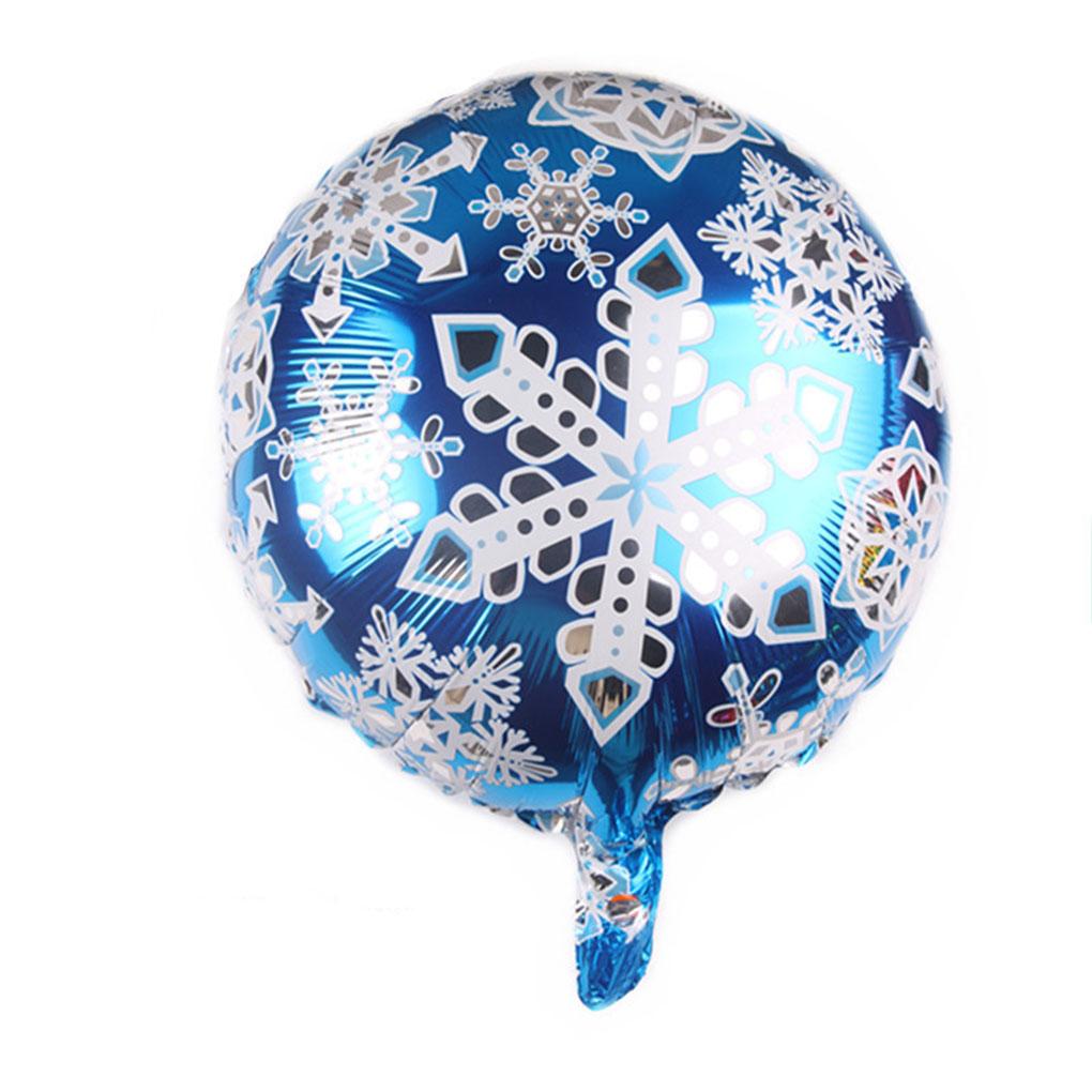 Balloons Birthday Decor Ornament Thicken Surface Home Decors Snowflake Shape Colorful Birthday Balloon 18 Inch Party Fitting