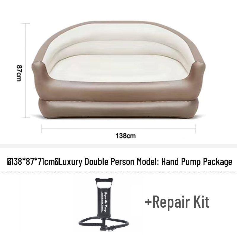 Thickened Inflatable Sofa Chair for Home & Outdoor Leisure