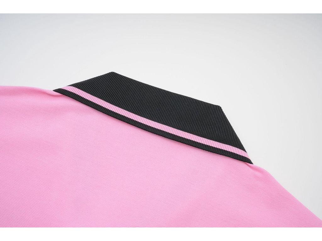Pánské klasické růžové polo tričko s krátkým rukávem – neformální bavlněné tričko s klopou slim fit, k dispozici velké velikosti