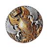 Ideal Gift Choice Double Headed Hawks Gothic Pin for Personal Style Enhancement Stainless Steel Construction Badge Pin