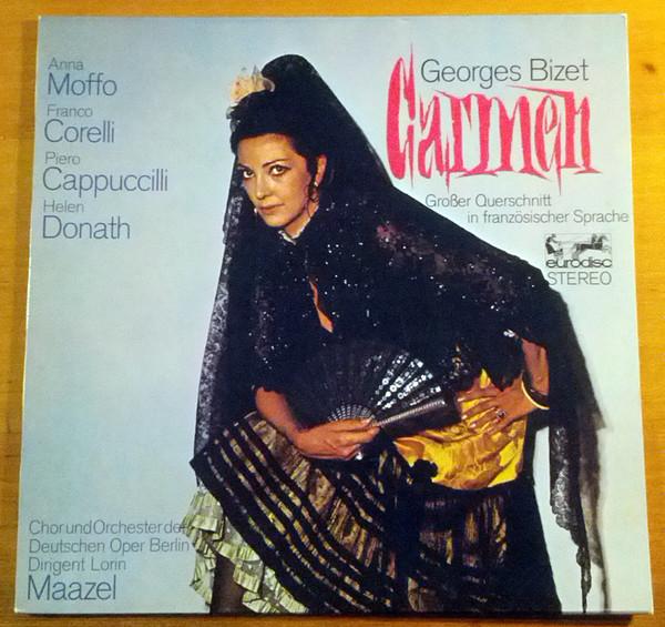 

LP Record CHOR UND ORCHESTER DER DEUTSCHEN OP - Georges Bizet , Carmen 85171KR Eurodisc Germany Classical Used