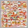 50 Hand-Painted Zodiac Snake Stickers for New Year - Decorative Cartoon Graffiti for Notebooks and Stationery
