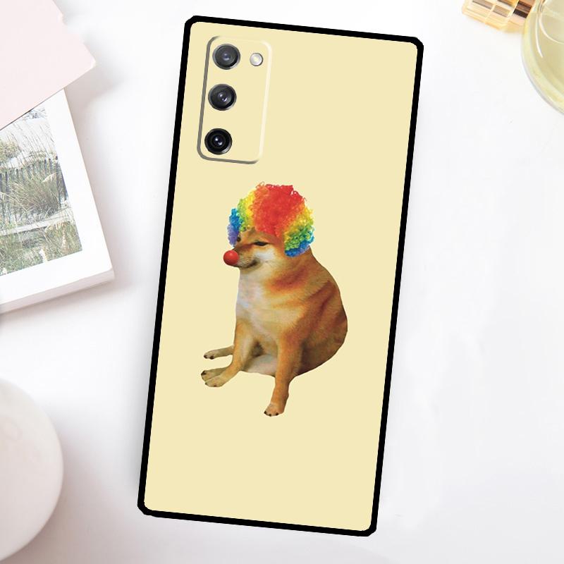 Чеемс Сиба-ину Доге Мем Чехол для телефона Samsung Galaxy S25 S24 S23 S26 Ultra S20 FE S21 FE S22 Plus S10 S25 FE Galaxy S22Ultra