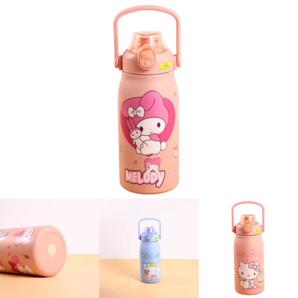 Cartoon Sanrio Insulated Thermos With Large Capacity Purple Cool Rice Color No)