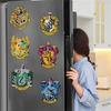 6Pcs Badge Series Diamond Art Fridge Magnet Diamond Painting Refrigerator Magnet DIY Fridge Stickers for Fridge Whiteboards