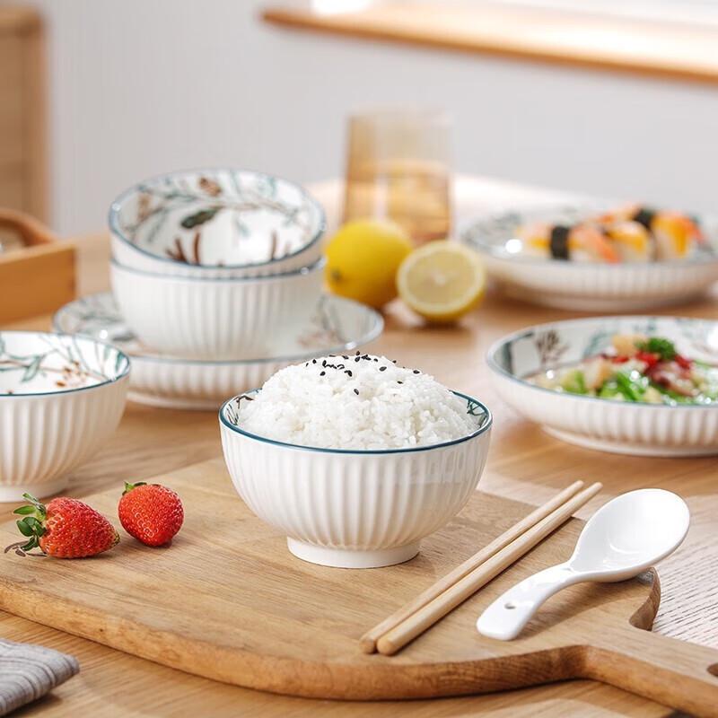 Jie Yajie C163 16-Piece Chinese Ceramic Dinnerware Set