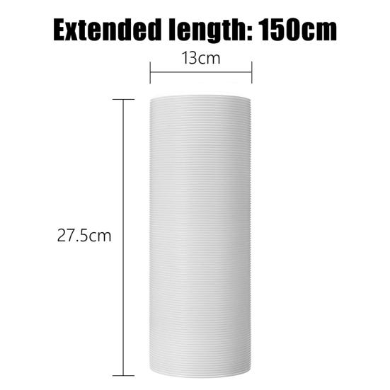Wąż wydechowy 1,5 m/2 m/3 m, średnica 13 cm, bezpłatne przedłużenie do przenośnego klimatyzatora