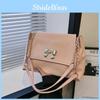 2024 New Korean Style Cute Bow Shoulder Bag Street Fashion Pu Material Chain Bag