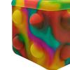 Stress Relief Toy Macaron Gradient Color Food-Grade Silicone Bubble Popper Hand-Eye Coordination Development 3D Cube Sensory Fidget