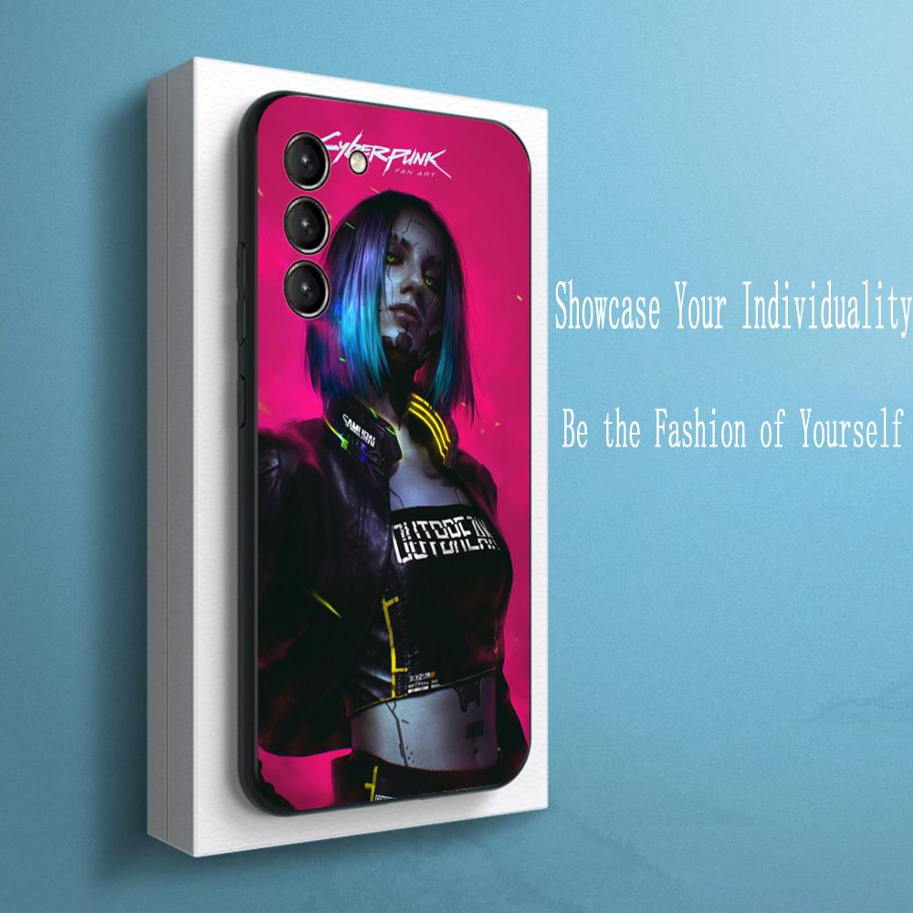 

Cool Cyber pattern fashion design Phone Case For Samsung Galaxy S25 S24 S23 S22 S21 S20 Plus Ultra Note20 Soft Black Samsung S20 FE