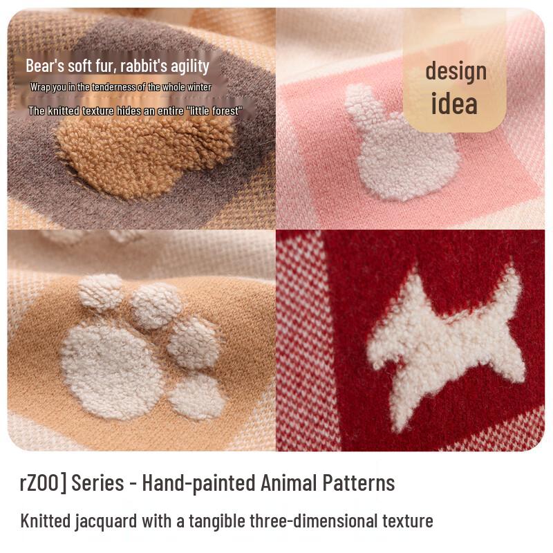 JIUMU Women's Pure Wool Scarf and Shawl