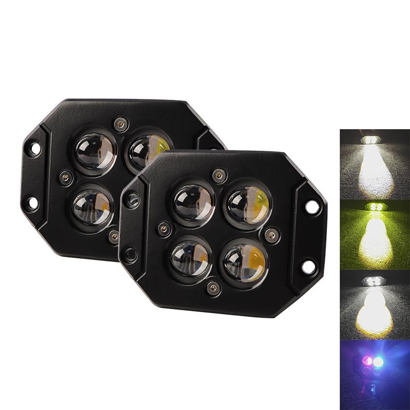 

5 40 Вт Світлодіодне світлодіодне робоче освітлення для вантажівок, позашляховиків, човнів, повнопривідних квадроциклів, світлодіодних панелей, протитуманних фар 12 В-60 В 2 pieces