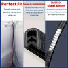 Car Rubber Door Sealing Strips Protector Car Door Edge Anti-Scratch Protector Car Door Stickers Anti-collision Decorative Strip