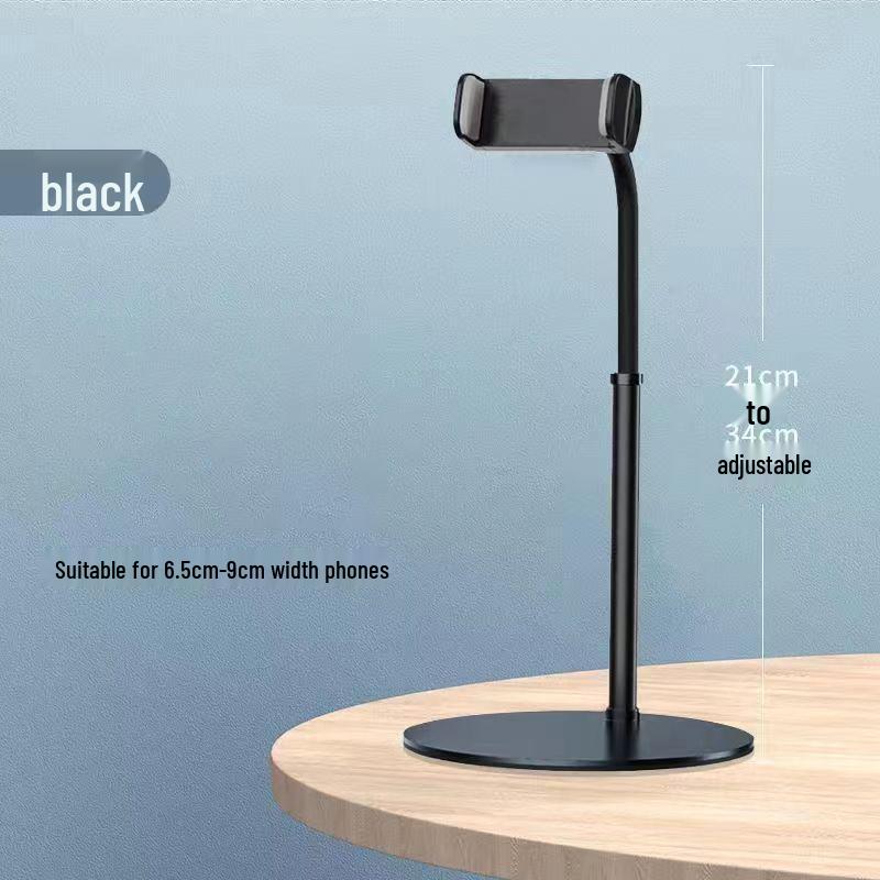 Height-Adjustable Metal Stand for iPad/Tablet - Portable & Retractable