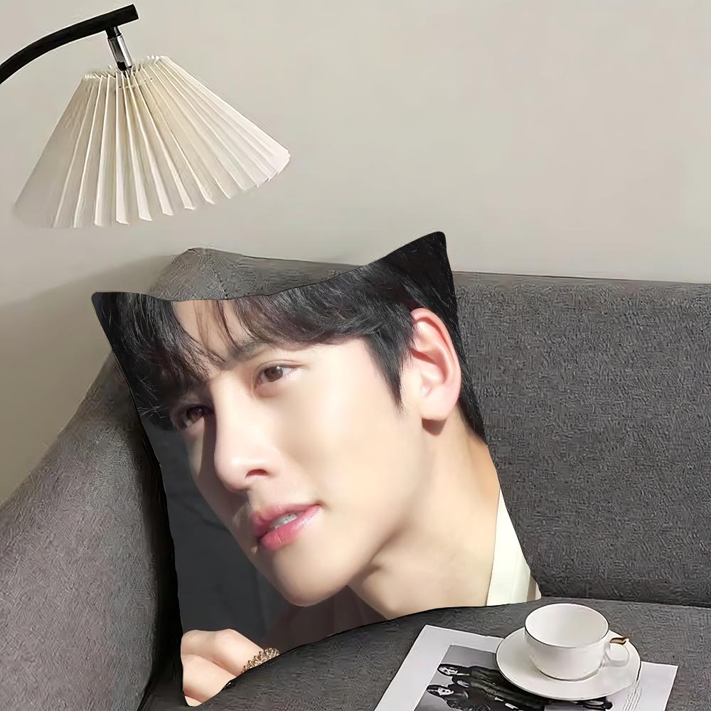 Чехол для подушки Ji Chang-wook, двусторонний, из плюша – Для автомобиля, дивана, спальни, идеален в качестве подарка. 12x12Inch