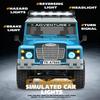 2026 Yeni 1:10 Tam Ölçekli Pickup Her Arazi Simülasyonu Off Road Tırmanma Aracı 15KM/H RC ARABA 2.4G Uzaktan Kumanda 100M LED'li