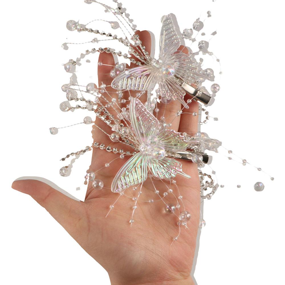 Fashion Bridal Headwear Superfairy Butterfly Hair Clip Butterfly Fairy Hair Accessories  Female